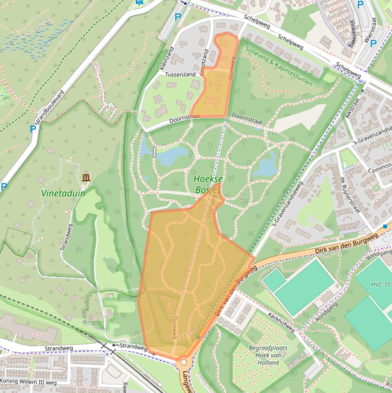 Kaart van postcodegebied 3151VC.