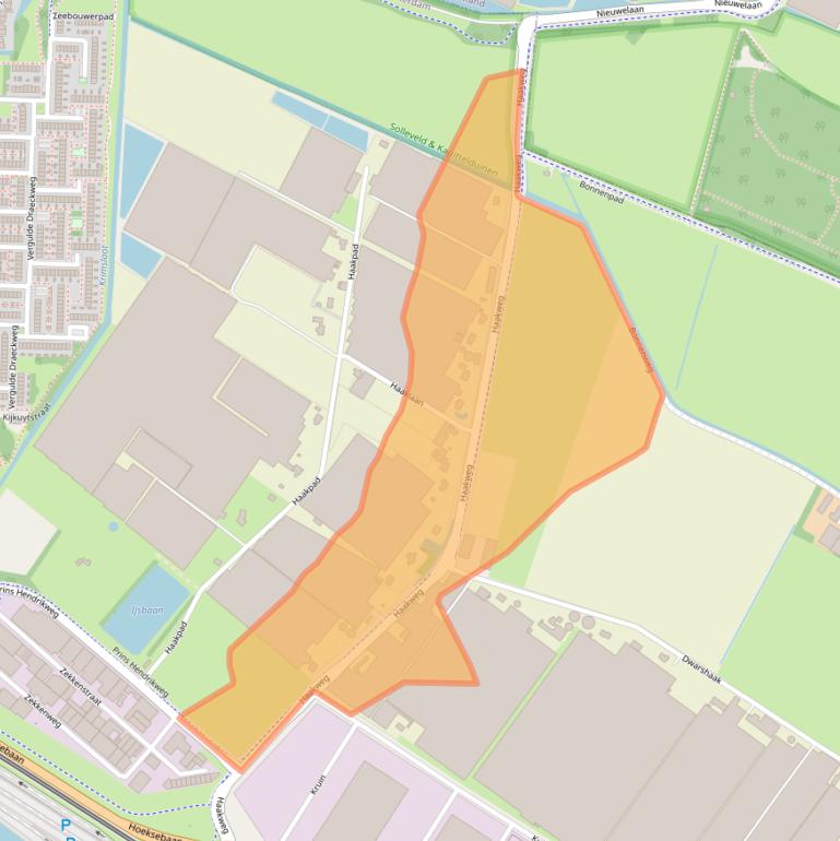 Kaart van postcodegebied 3151XD.