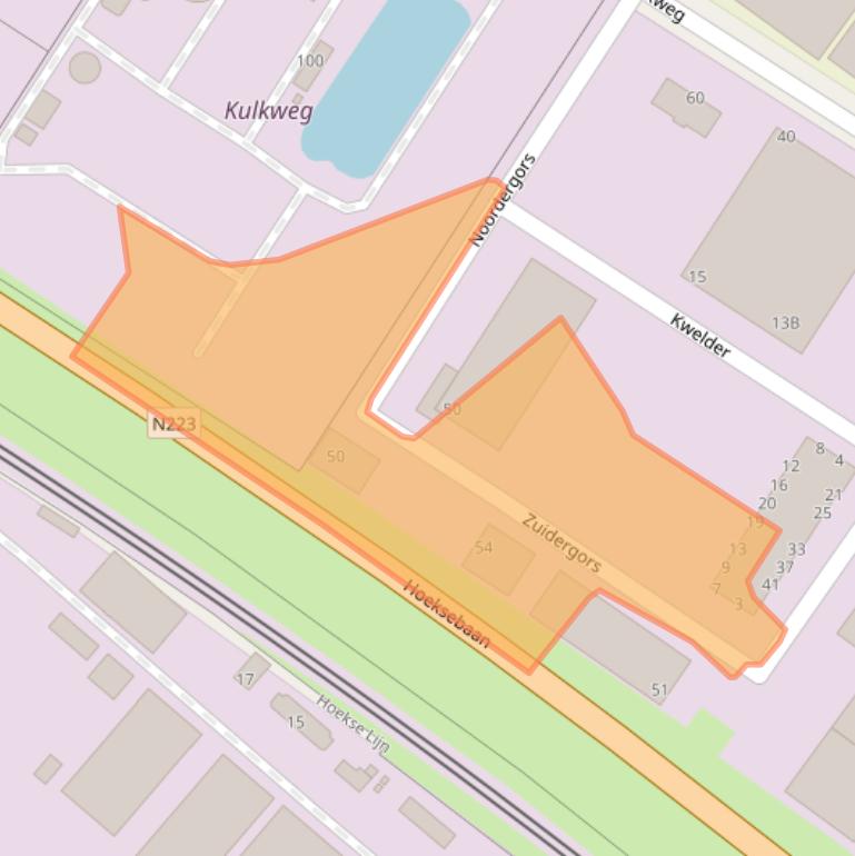 Kaart van postcodegebied 3151ZG.