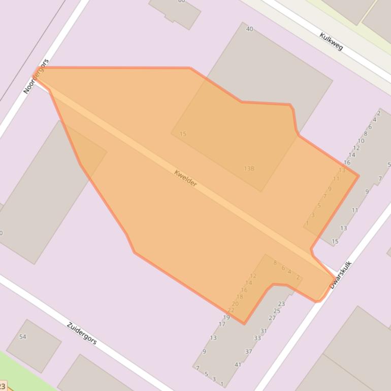 Kaart van postcodegebied 3151ZH.