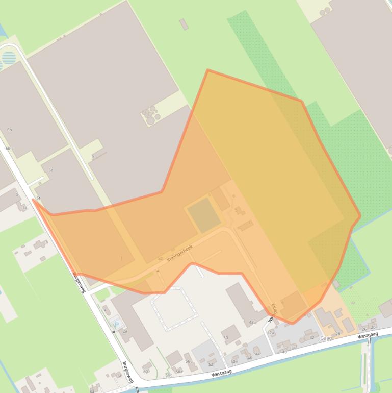 Kaart van postcodegebied 3155DN.