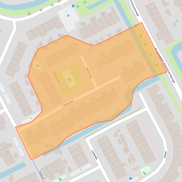 Kaart van postcodegebied 3155GB.