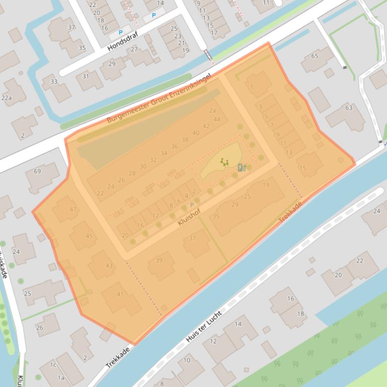 Kaart van postcodegebied 3155GG.