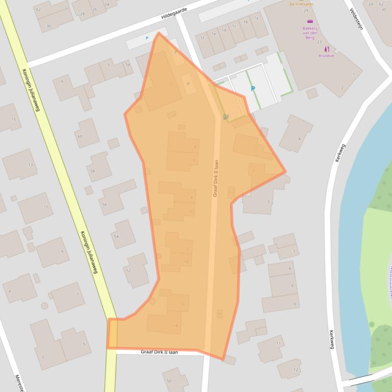 Kaart van postcodegebied 3155VB.