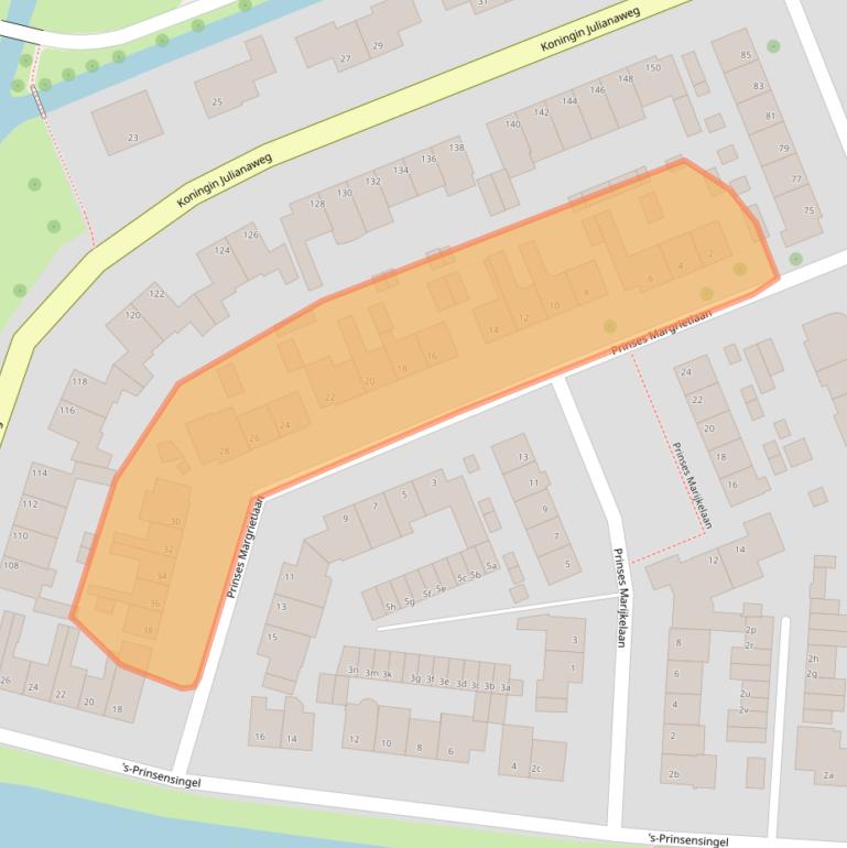 Kaart van postcodegebied 3155VE.