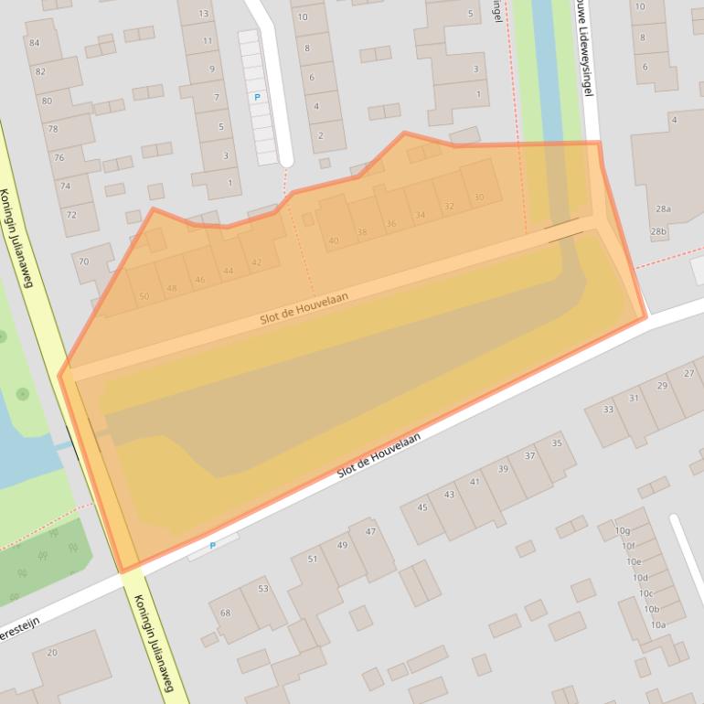 Kaart van postcodegebied 3155VT.