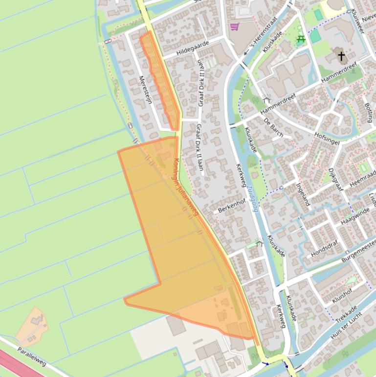 Kaart van postcodegebied 3155XB.