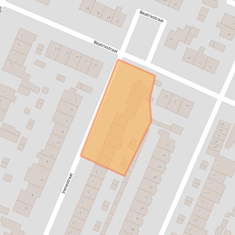 Kaart van postcodegebied 3161AE.