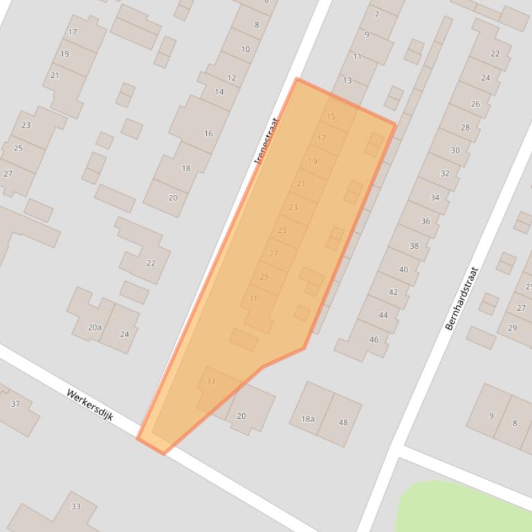 Kaart van postcodegebied 3161AG.