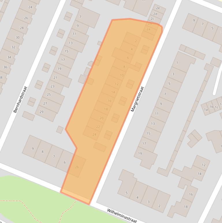 Kaart van postcodegebied 3161AM.