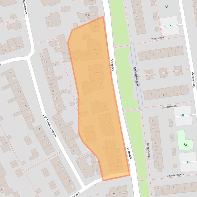 Kaart van postcodegebied 3161CG.