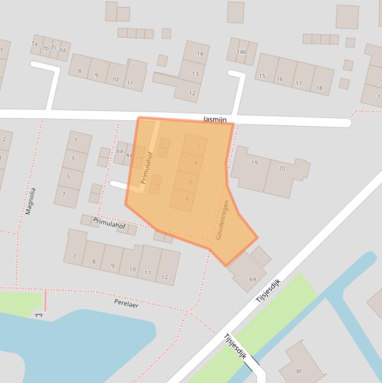 Kaart van postcodegebied 3161CL.