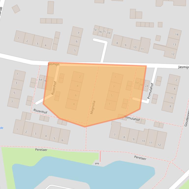 Kaart van postcodegebied 3161CN.