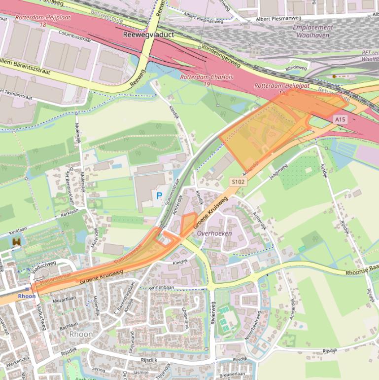 Kaart van postcodegebied 3161EJ.