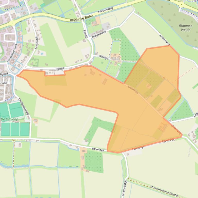 Kaart van postcodegebied 3161ES.