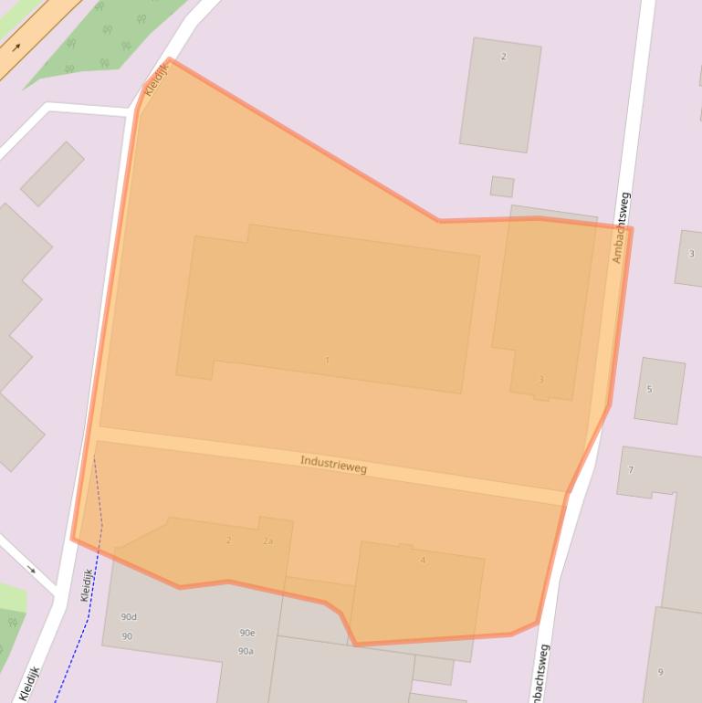 Kaart van postcodegebied 3161GK.