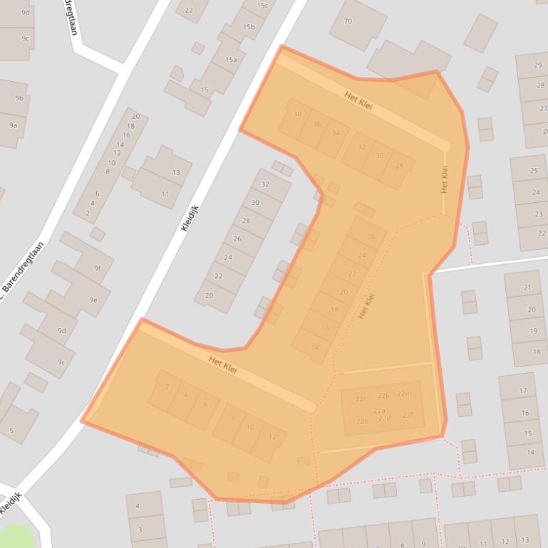 Kaart van postcodegebied 3161HS.