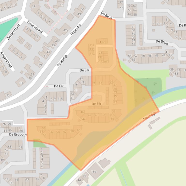 Kaart van postcodegebied 3161JB.