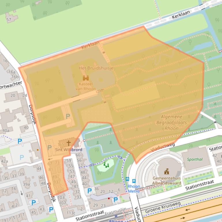 Kaart van postcodegebied 3161KD.