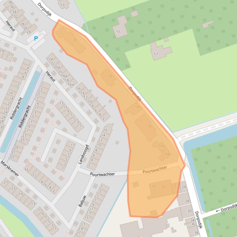 Kaart van postcodegebied 3161KE.
