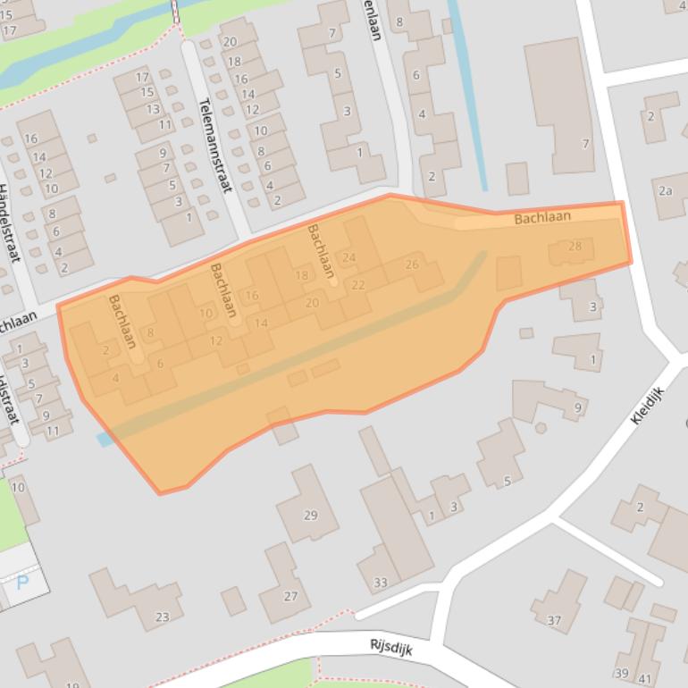 Kaart van postcodegebied 3161RB.