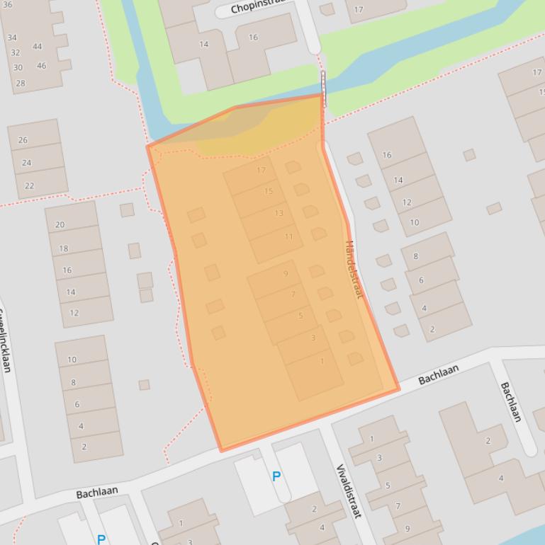 Kaart van postcodegebied 3161RH.