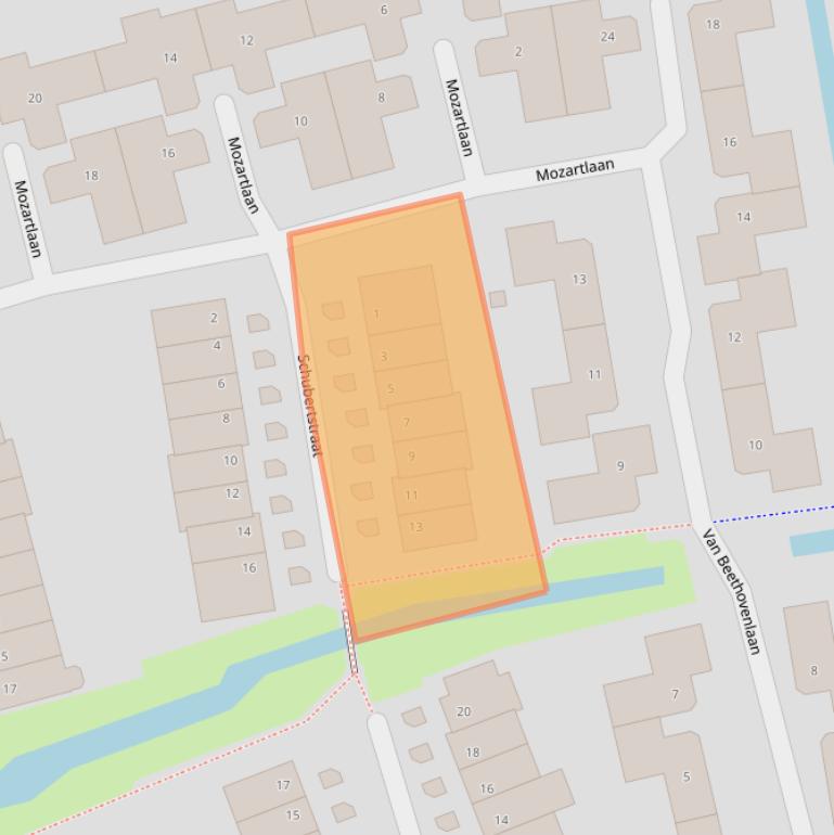 Kaart van postcodegebied 3161RM.