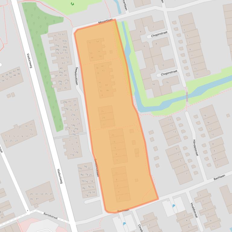 Kaart van postcodegebied 3161RR.