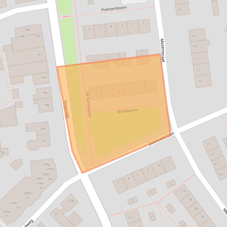 Kaart van postcodegebied 3161SB.