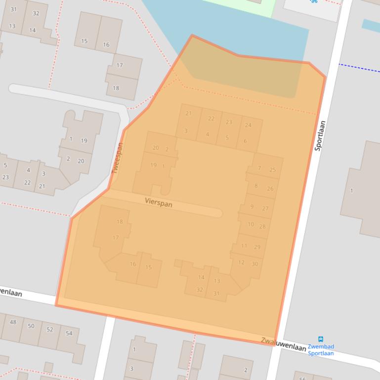 Kaart van postcodegebied 3161SL.
