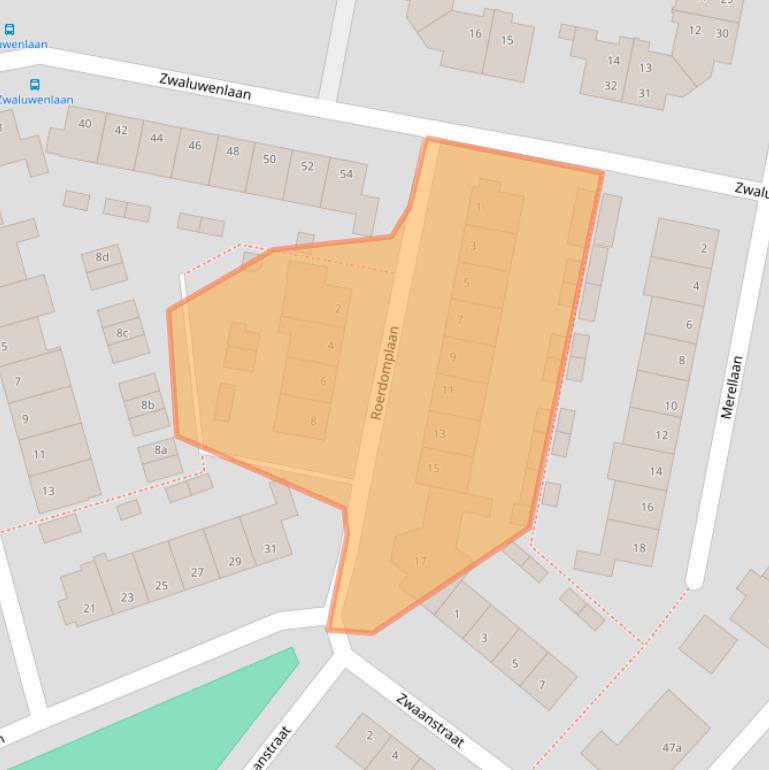 Kaart van postcodegebied 3161TP.