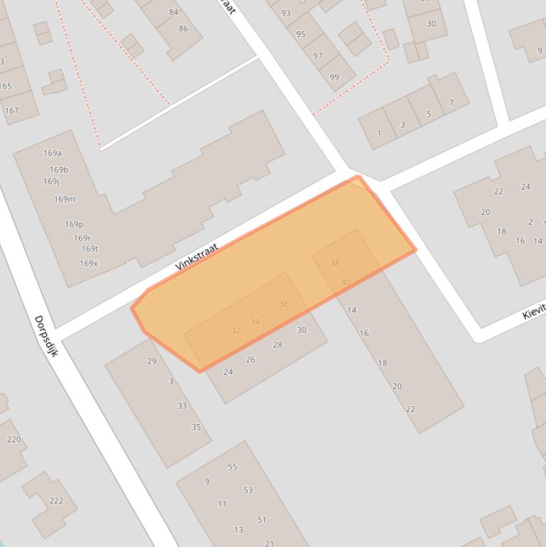 Kaart van postcodegebied 3161TT.