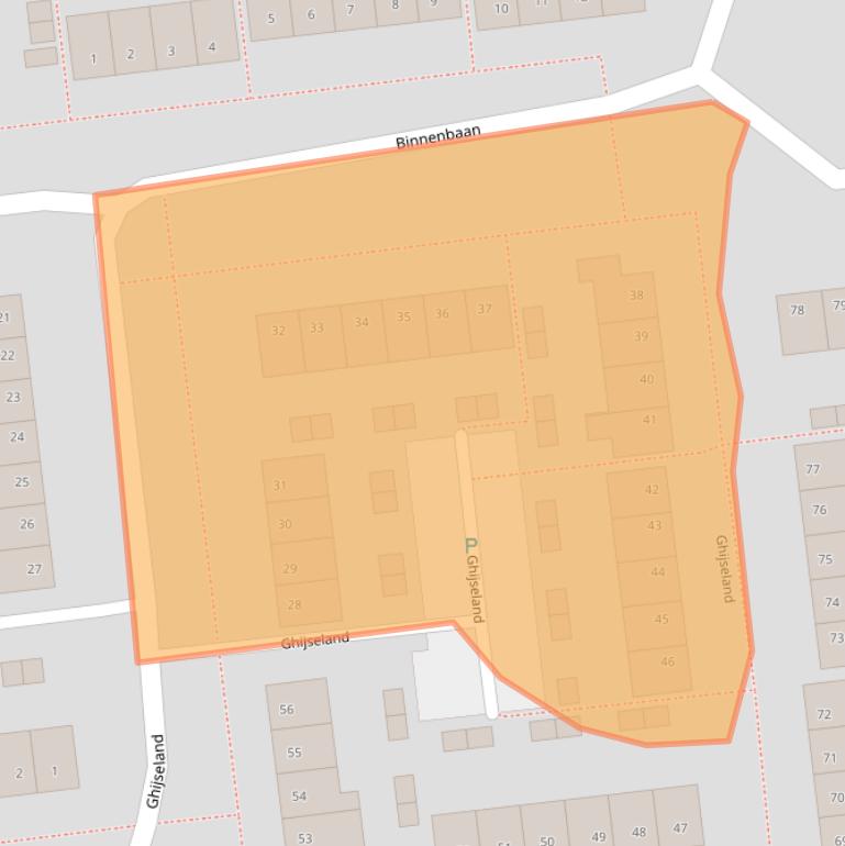 Kaart van postcodegebied 3161VD.
