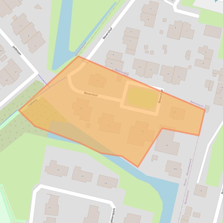 Kaart van postcodegebied 3162PN.