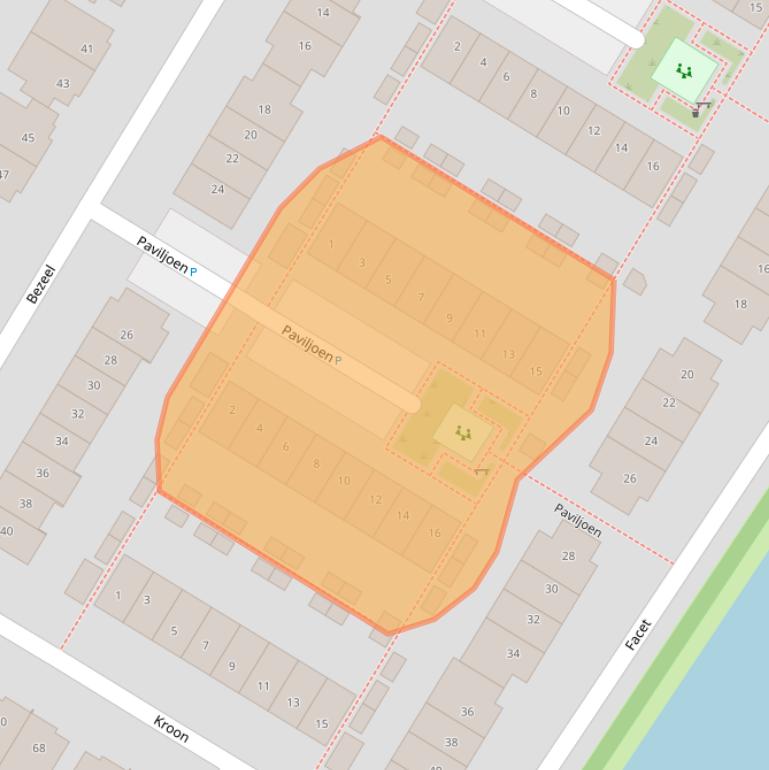 Kaart van postcodegebied 3162VE.