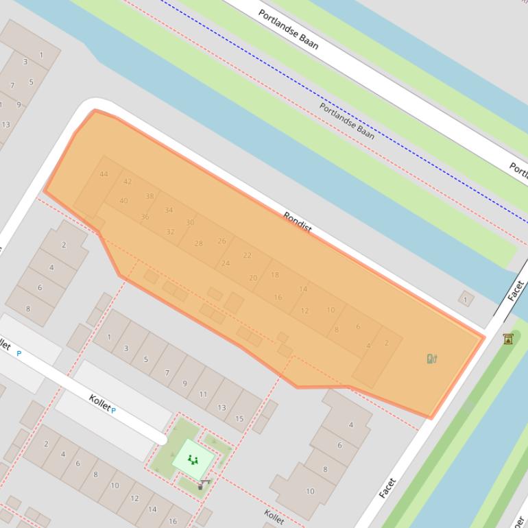 Kaart van postcodegebied 3162VG.