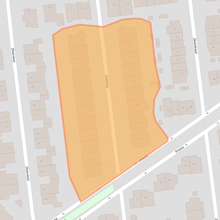 Kaart van postcodegebied 3162XH.