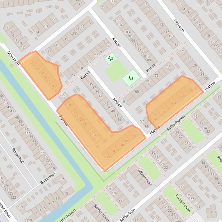 Kaart van postcodegebied 3162ZC.
