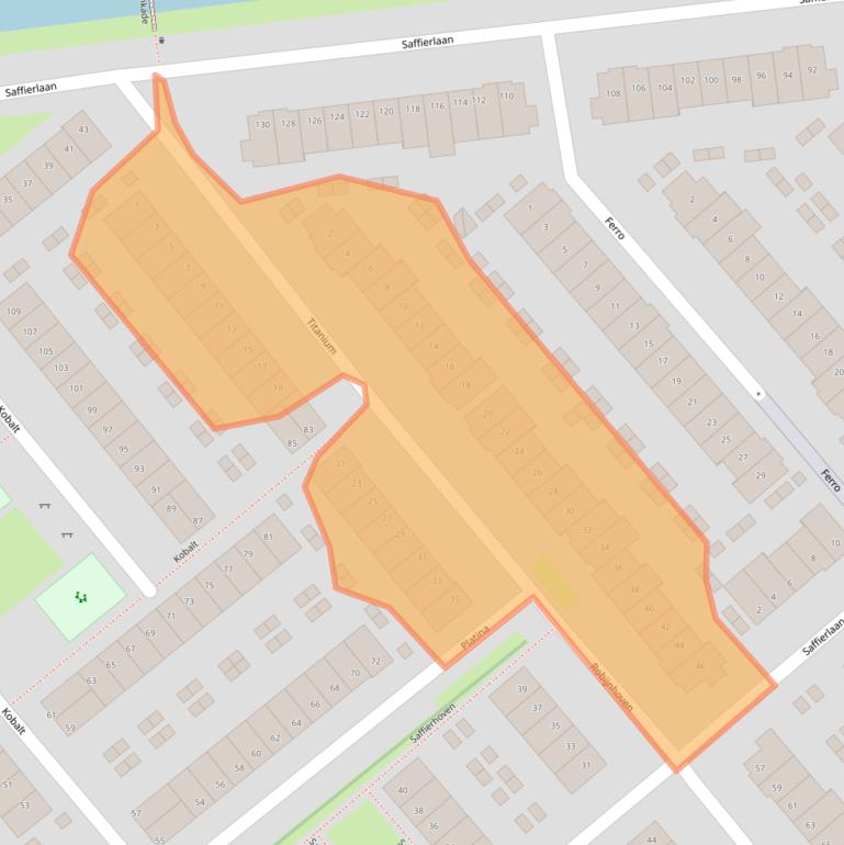 Kaart van postcodegebied 3162ZD.