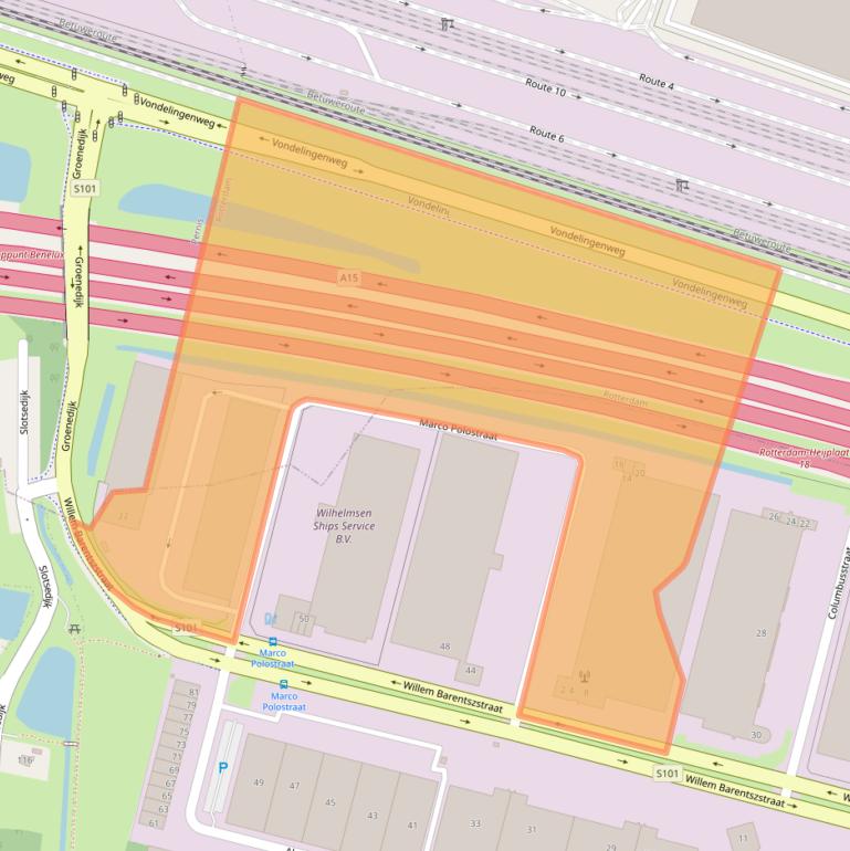 Kaart van postcodegebied 3165AL.