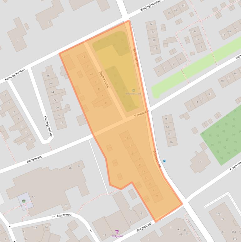 Kaart van postcodegebied 3171CA.