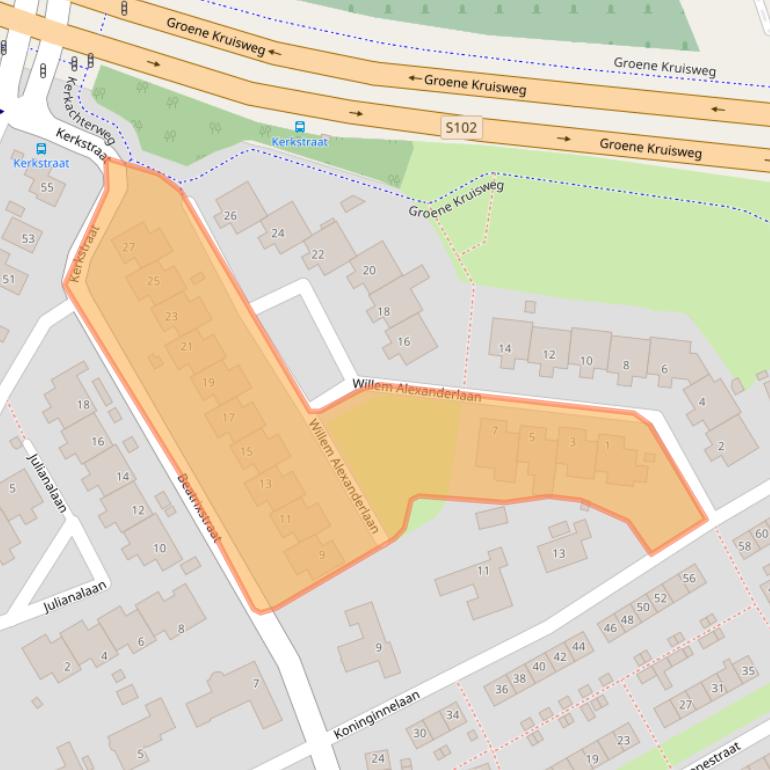 Kaart van postcodegebied 3171CR.