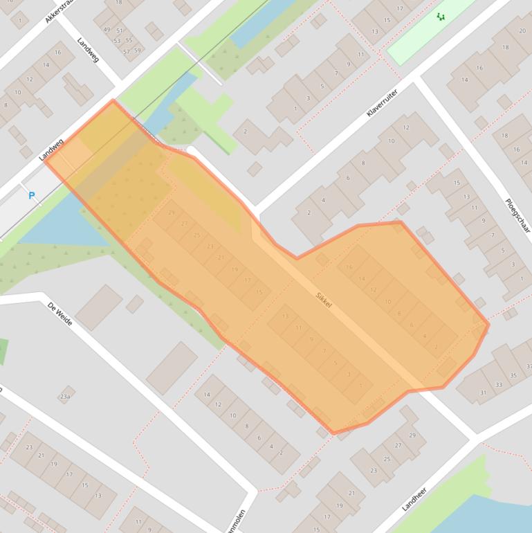 Kaart van postcodegebied 3171DK.