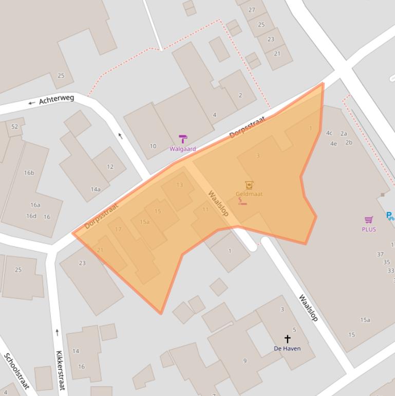 Kaart van postcodegebied 3171ED.