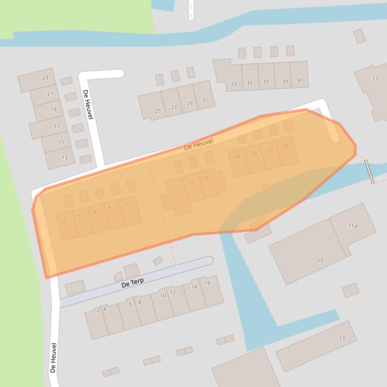Kaart van postcodegebied 3171EL.
