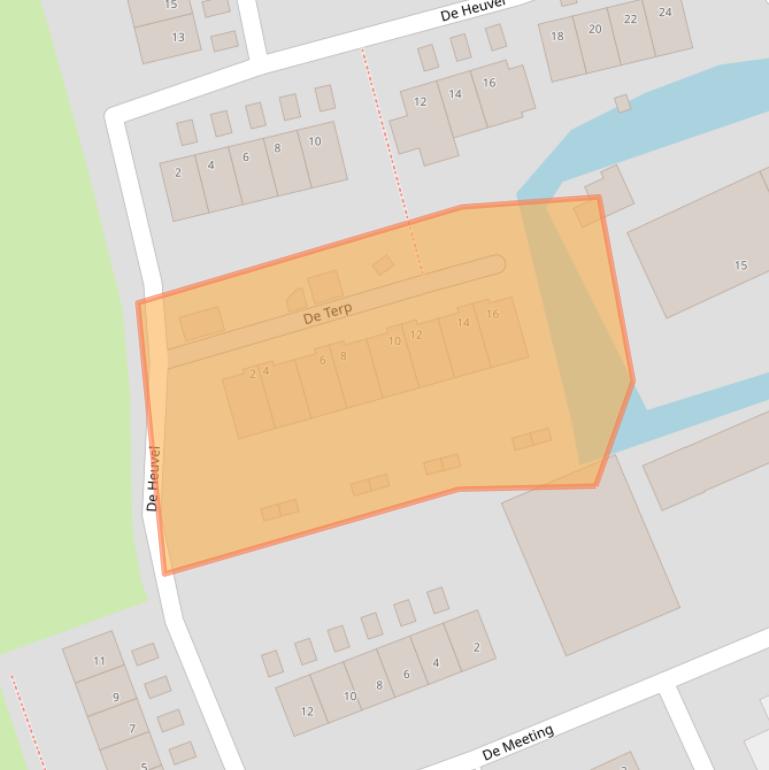 Kaart van postcodegebied 3171EP.