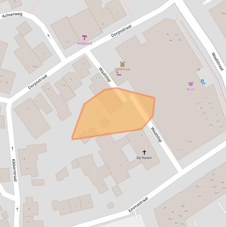 Kaart van postcodegebied 3171ER.