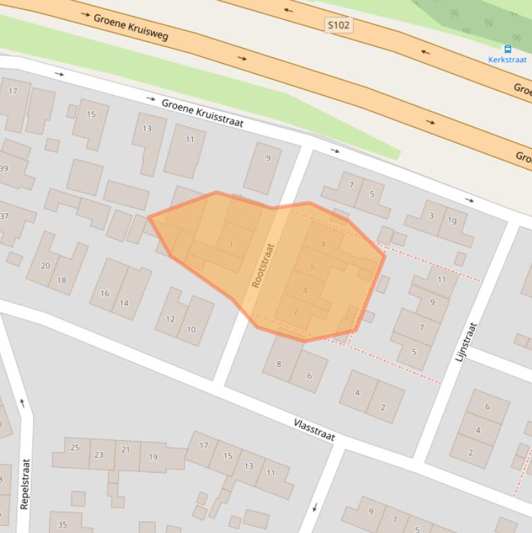 Kaart van postcodegebied 3171GP.