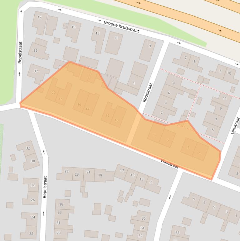 Kaart van postcodegebied 3171GV.