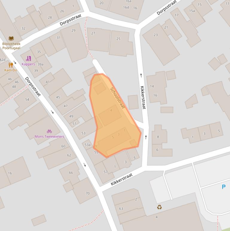 Kaart van postcodegebied 3171GX.